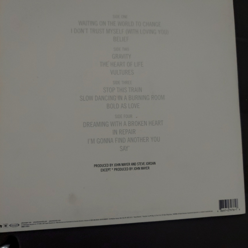John Mayer  vinyl